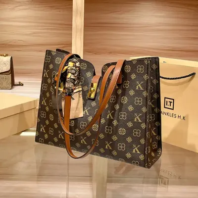 Handheld Zipper Closure Polyester Bag